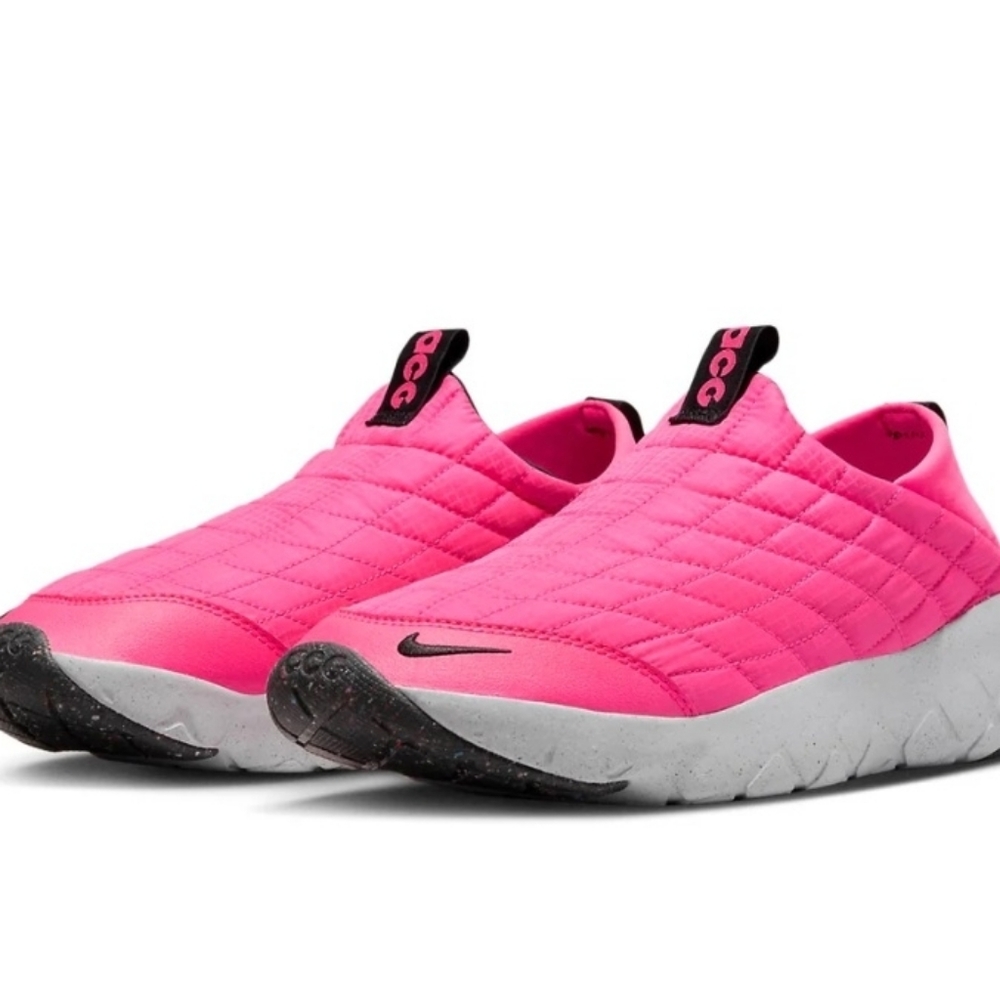 Nike ACG Pink Quilted Slip-On Shoes
